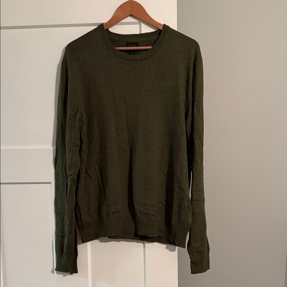 14th & Union Men's Dark Green Crewneck Sweater